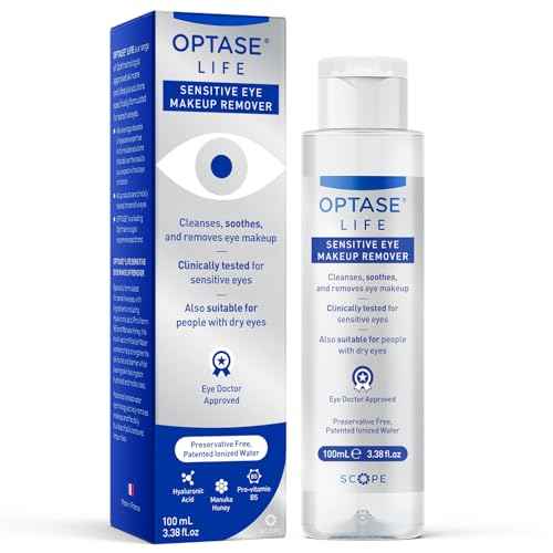 Optase Life Sensitive Eye Makeup Remover ? Gentle & Effective for All Skin Types - Breakthrough Innovation vs Traditional Micellar Water - 100ml