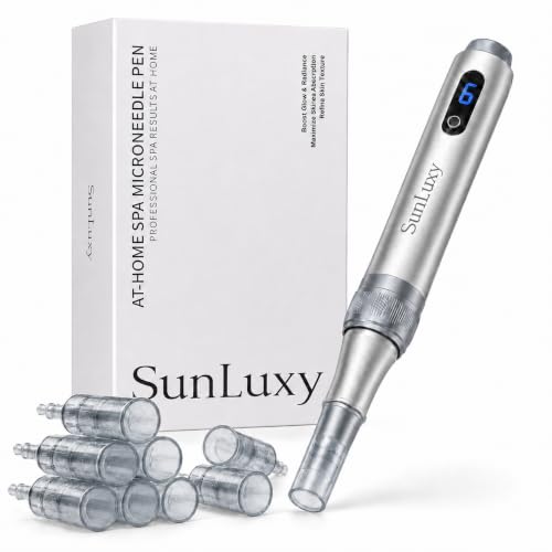 Microneedling Pen Kit 0.25mm for Home Skin Care - Derma Roller for Men & Women