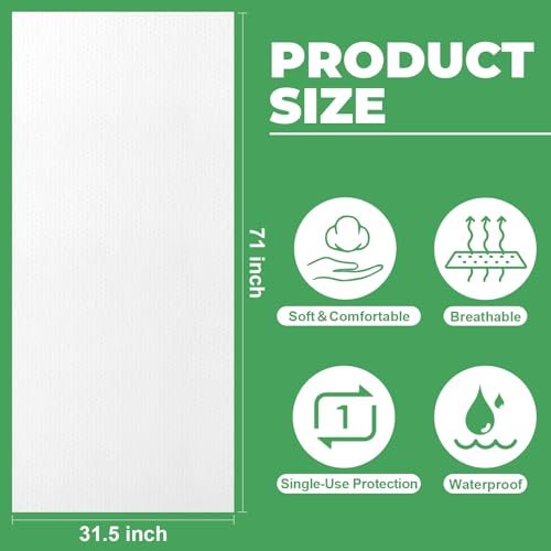 Zeefpod 200 Pack Disposable Massage Table Sheets 31.5 x 71 Non-Woven