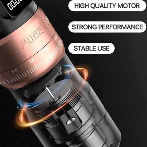Poseidon Tattoo Gun Kit Wireless Machine Kit 7 Strokes Length with 2pcs 2300mAh Batteries Power Supply 11 Tattoo Ink 20 Pcs Tattoo Needle Cartridges for Beginner and Artist