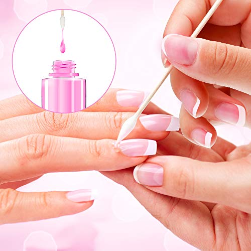 Norme 6 Inch Long Cotton Swabs with Pointed Tips - 500 Pcs Wooden Handle Cleaning Buds for Makeup, Face, Electronics and Nail Care