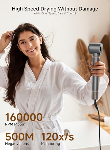 5-in-1 High-Speed Hair Dryer Brush with Ionic Technology