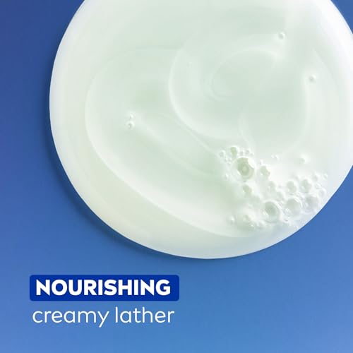 NIVEA Refreshing Basil and White Tea Body Wash with Nourishing Serum, Scented Body Wash for Women, Enriched with Provitamin B5 and Vitamin E, 20 Fl Oz Bottle