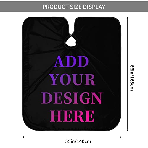 Personalized Barber Cape for Men Salon Logo Name Hair Cutting Cape with Custom Design