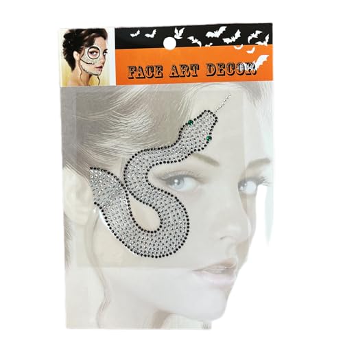 Day of the Dead Face Gems Sticker, 2-Pack Holographic