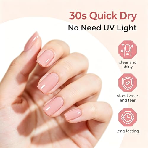 Modelones Peachy Pink Nail Strengthener & Growth Kit - 23 Pcs
