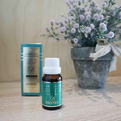 Dionel Secret Love Clean Cotton inner perfume fragrance oil for underwear women Long-lasting feminine Cozy Comforting Cotton Scent 15ml 0.51fl.oz