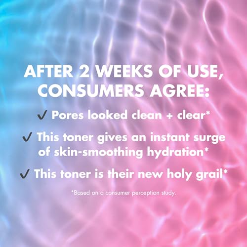e.l.f. Thirst Burst Pore-fecting Toner Mini, Hydrating & Exfoliating for Face, Smooths, Plumps, Pore-Minimizing, Infused with Salicylic Acid, Vegan & Cruelty-Free