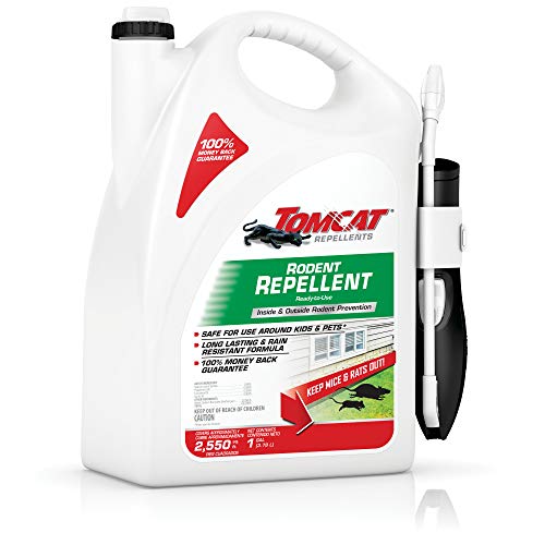 Tomcat Repellents Rodent Repellent Ready-to-Use, For Indoor and Outdoor Mouse and Rat Prevention, 1 gal.