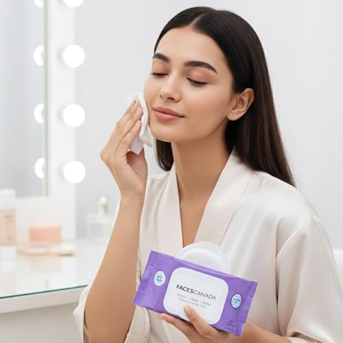 FACESCANADA Fresh Clean Glow Makeup Remover Wipes - Gentle, Alcohol-Free, 30 Count