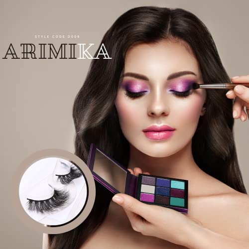 Arimika 3D Mink False Eyelashes Dramatic D008 - 20mm