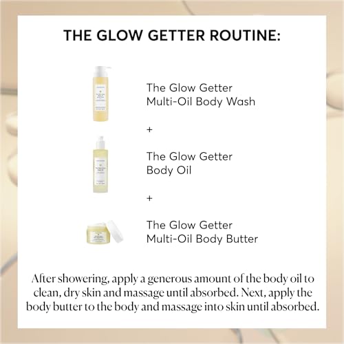 Naturium The Glow Getter Body Oil with Squalane & Rosehip, 3.4 fl oz