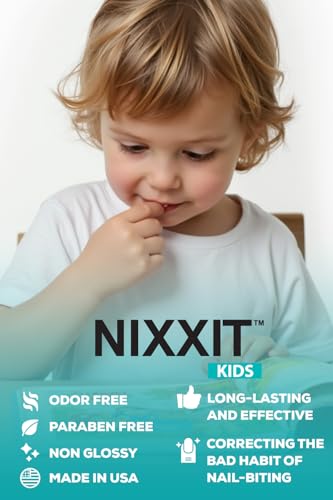 NIXXIT Nail Biting Prevention Pen for Kids - Safe & Effective