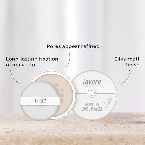 Lavera Invisible Finish Loose Powder - Long Lasting Setting Powder