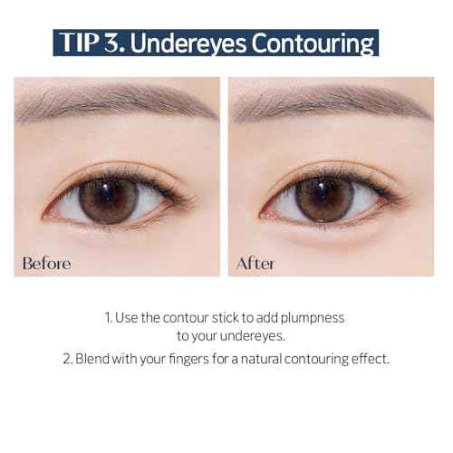 ETUDE Reborn Maker Contour Stick Bronzer - Cool Toned | Naturally Sculpting & Define | Creamy Formula for Seamless Blending | Multi-purpose Contour Stick for face | Korean Makeup, Kbeauty