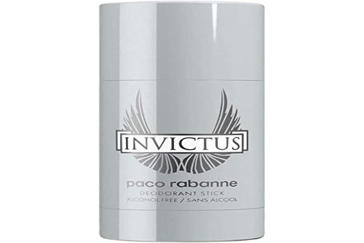 Paco Rabanne Invictus Deodorant Stick Alcohol-free 2.5 Oz./ 75 Ml for Men By 2.5 Fl Oz