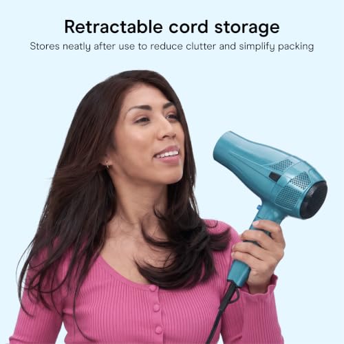 Conair 1875W Dual Voltage Folding Travel Hair Dryer