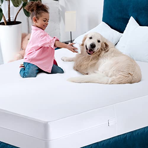 Utopia Bedding Zippered Mattress Encasement Twin XL - 100% Waterproof and Bed Bug Proof Mattress Protector - Absorbent, Six-Sided Mattress Cover