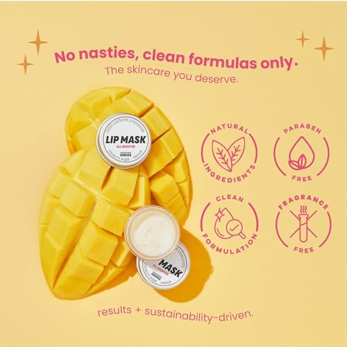 Natural Lip Butter Sleeping Mask with Mango Butter