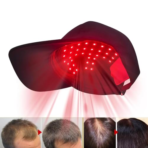 AUQLEF Red Light Therapy Hair Growth Cap - 650nm LLLT for Thinning Hair