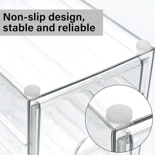 Prsildan 5-Drawer Acrylic Hair & Makeup Organizer, Space-Saving Storage