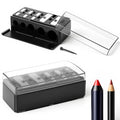 Multi-Size Cosmetic Pencil Sharpener for Lip, Eyeliner & Eyebrow Pencils - Portable