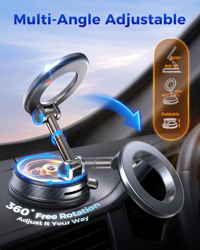 Magnetic Car Phone Holder 360° Adjustable for iPhone
