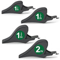 Wahl Clipper Guards 4-Pack 1.25"-2" Replacement - Premium PP Material