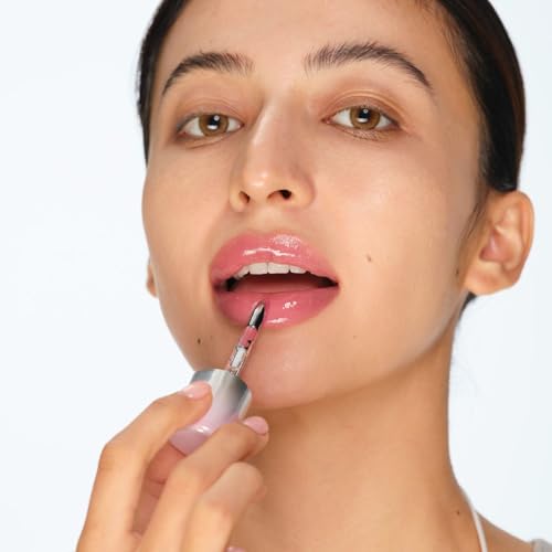 JUDYDOLL Ice Watery Lip Gloss-Gen 2 Shiny Mirror Lip Gloss, Long Lasting Stain, Moisturizing & Nourishing Essence (12 Grapeful Dream)