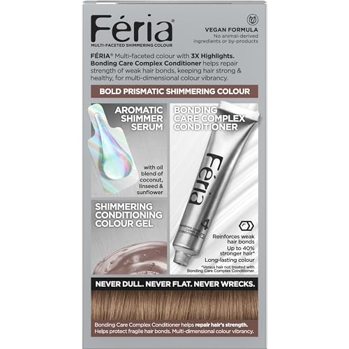 L'Oreal Paris Feria B61 Downtown Brown Permanent Hair Dye