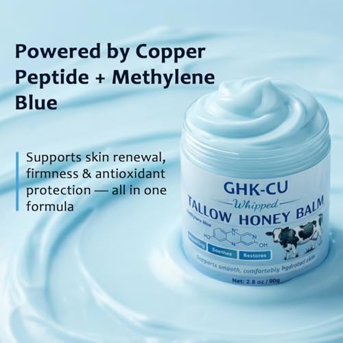 GHK-Cu Copper Peptides Whipped Tallow Balm 2.8oz