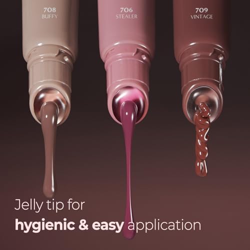 Laka Fruity Lip Glotioner, 10ml/0.33 fl.oz, Lip Gloss with High Shine Vivid Colors, Jelly tip for Hygienic & Easy Application, K-Beauty?? (#700 Glowy)
