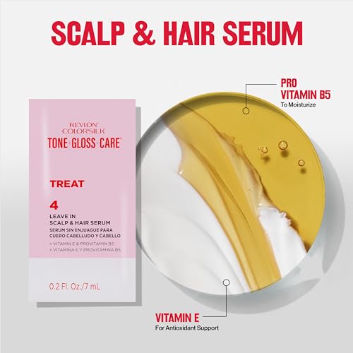Revlon ColorSilk Tone + Gloss + Care Demi-Permanent Hair Color - Black