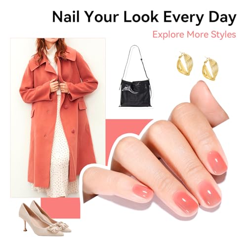 Jelly Nail Polish Set - 6 Colors, Air Dry, No UV Lamp