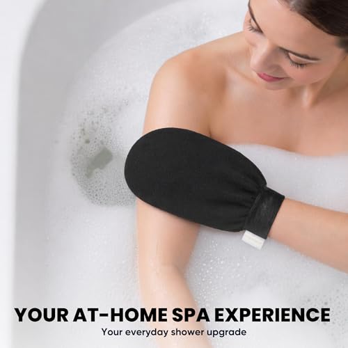Premium Viscose Exfoliating Gloves for Shower - Deep Body Scrubber
