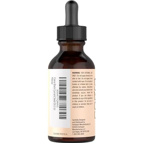Coera Black Currant Seed Oil | 2 fl oz | Moisturizing Oil for Hair and Skin | Free of Parabens, SLS, & Fragrances