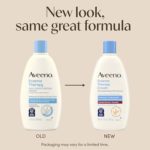 Aveeno Eczema Therapy Daily Moisturizing Body Cream 12 oz Fragrance-Free