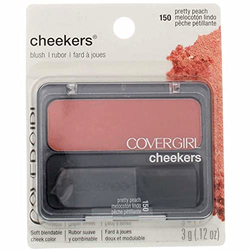 CoverGirl Cheekers Blush #150 Pretty Peach 0.12oz
