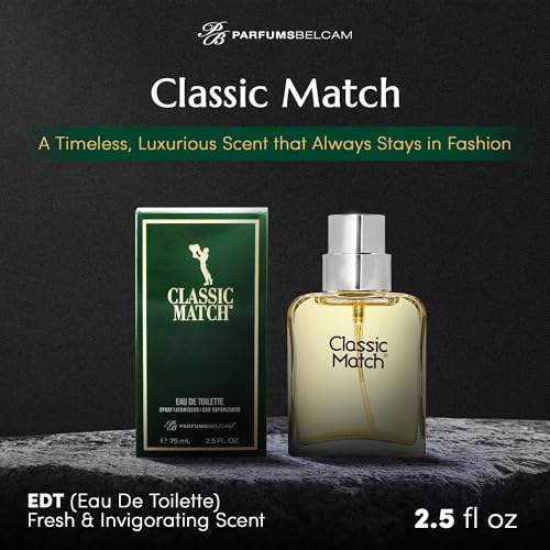 PB ParfumsBelcam Classic Match Green Eau De Toilette – 2.5 Fl Oz