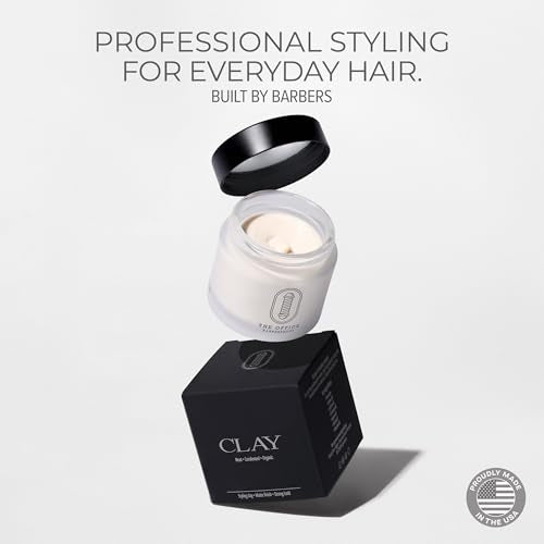 Strong Hold Matte Hair Clay for Men | Barber-Grade Styling