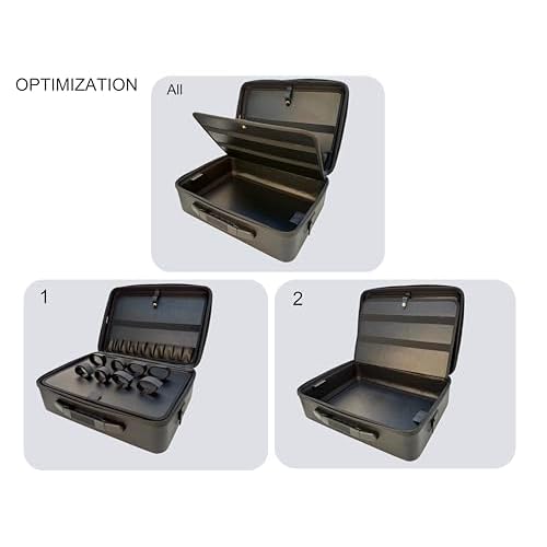 professional leather barber case black Makeup Stylist Train clipper case Hair Salon barber box£®
