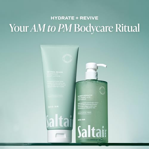 Saltair Hyaluronic Acid Body Serum - Hydrating Gel Moisturizer 13oz
