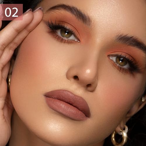 Boobeen 5-Color Eyeshadow Palette – Brown Neutral Tones, Blendable & Long-Lasting
