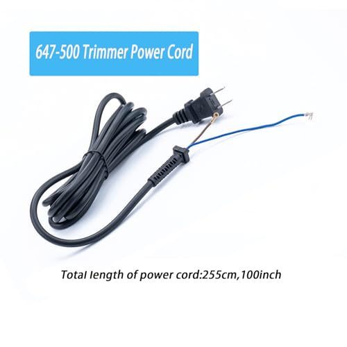 00647-500 Replacement Cord for WAHL Electric Clippers Compatible with Star Sr,Senior,SuperTaper,Designer,Balding,Magic Clip,647-500 Hair Clipper Cord