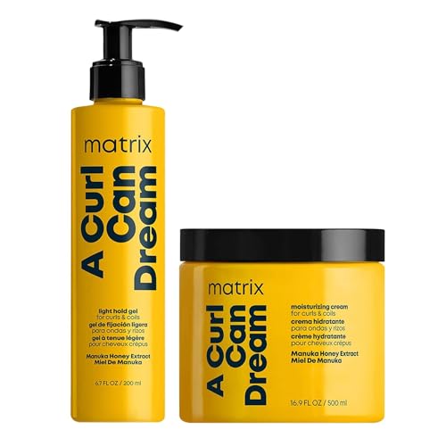 A Curl Can Dream Leave-In Cream & Light Hold Gel Set