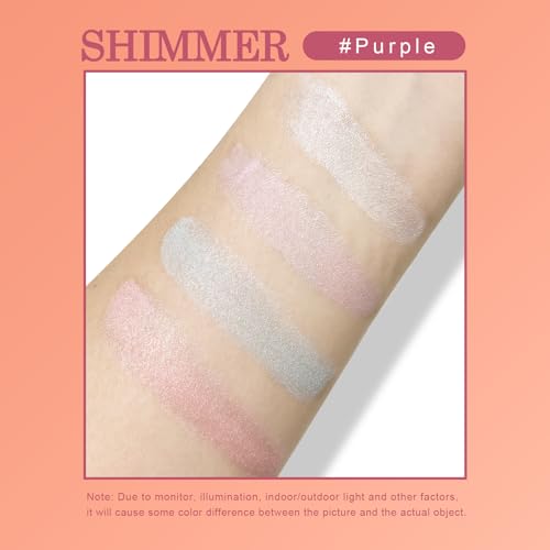 KYDA 4-Color Baked Makeup Palette - Eyeshadow, Blush & Highlighter
