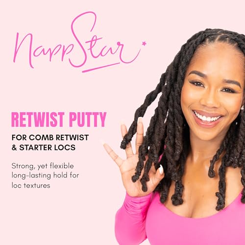 Nappstar Retwist Putty for Locs - 15 Fl Oz