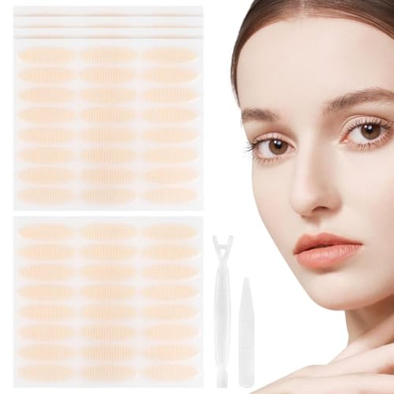 FOMIYES 240Pcs Lace Double Eyelid Tape for Hooded Eyes