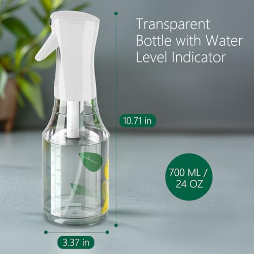 FLAIROSOL 24oz Plant Mister Spray Bottle - Fine Mist for Plants