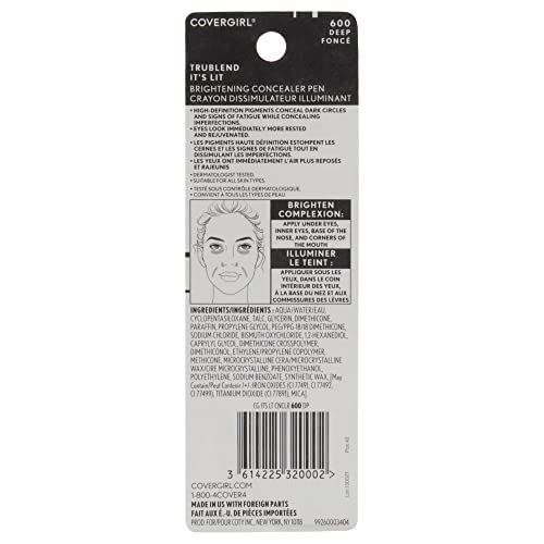 COVERGIRL Trublend It's Lit Concealer Deep D6-D8 0.10oz
